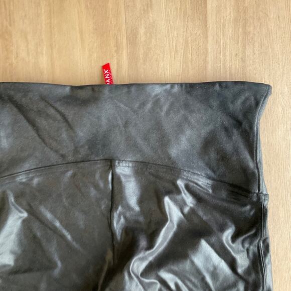 SPANX Faux Leather Leggings Black SIZE XLarge - Picture 13 of 15